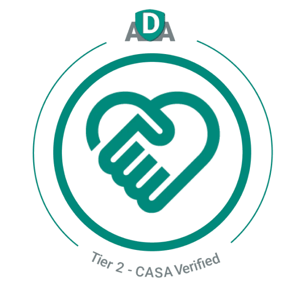 ADA CASA Tier 2 Verified badge